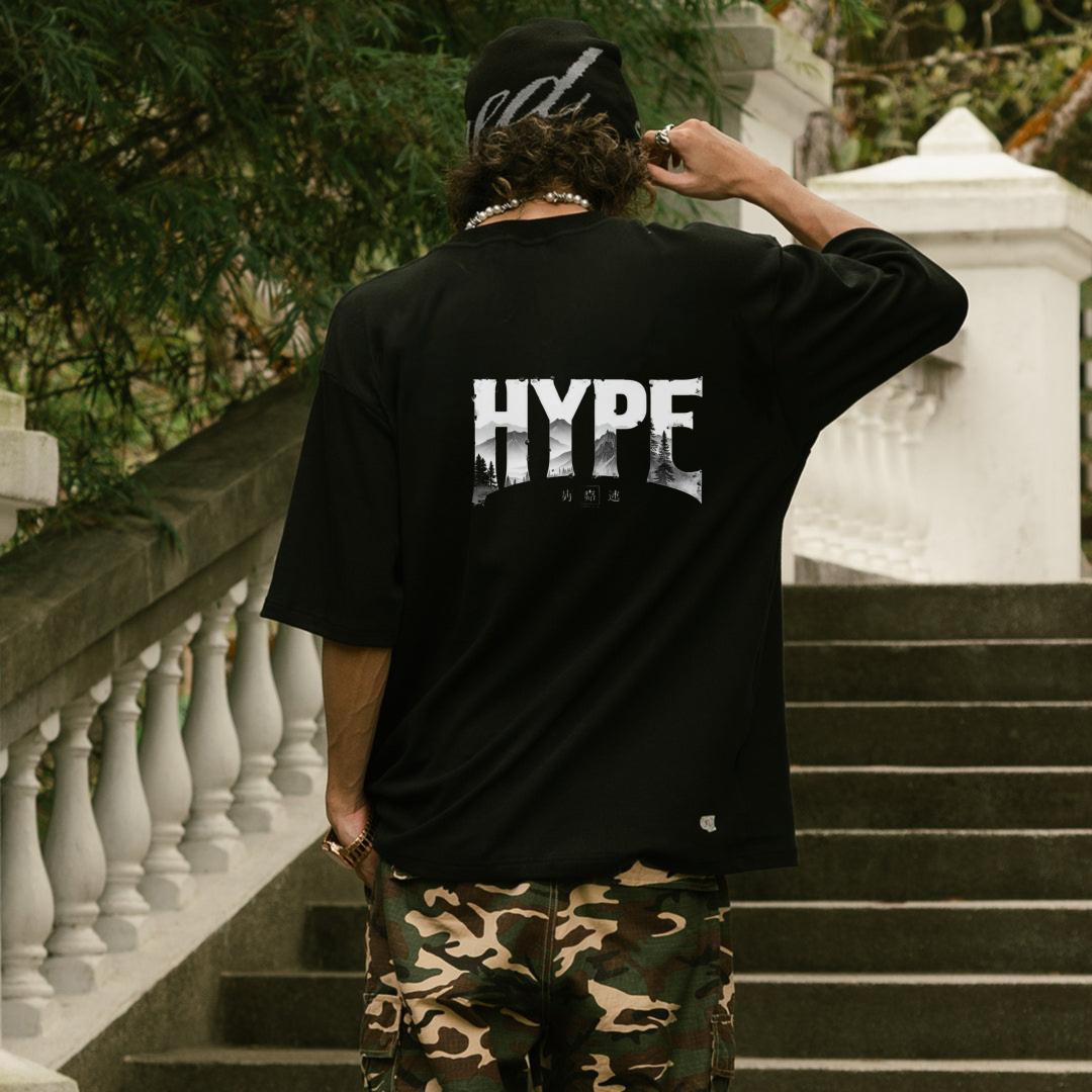 Hype Oxygen Graphic Mango Style Boxy Tee