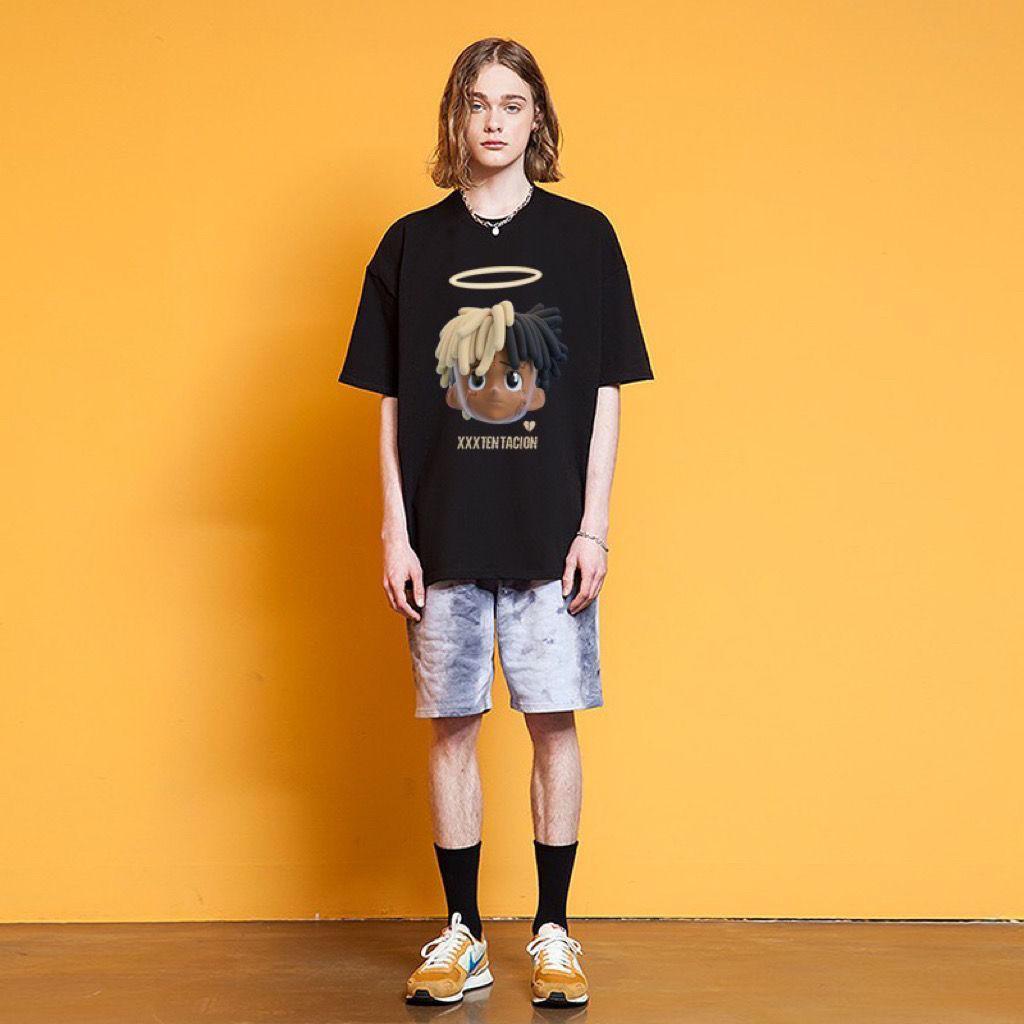 Heavyweight Trendy National Printed Cotton Tee