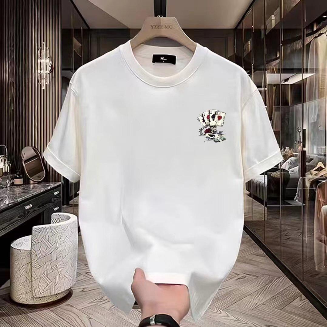 T-Shirt Lelaki Corak Unik Casual Printed Tee