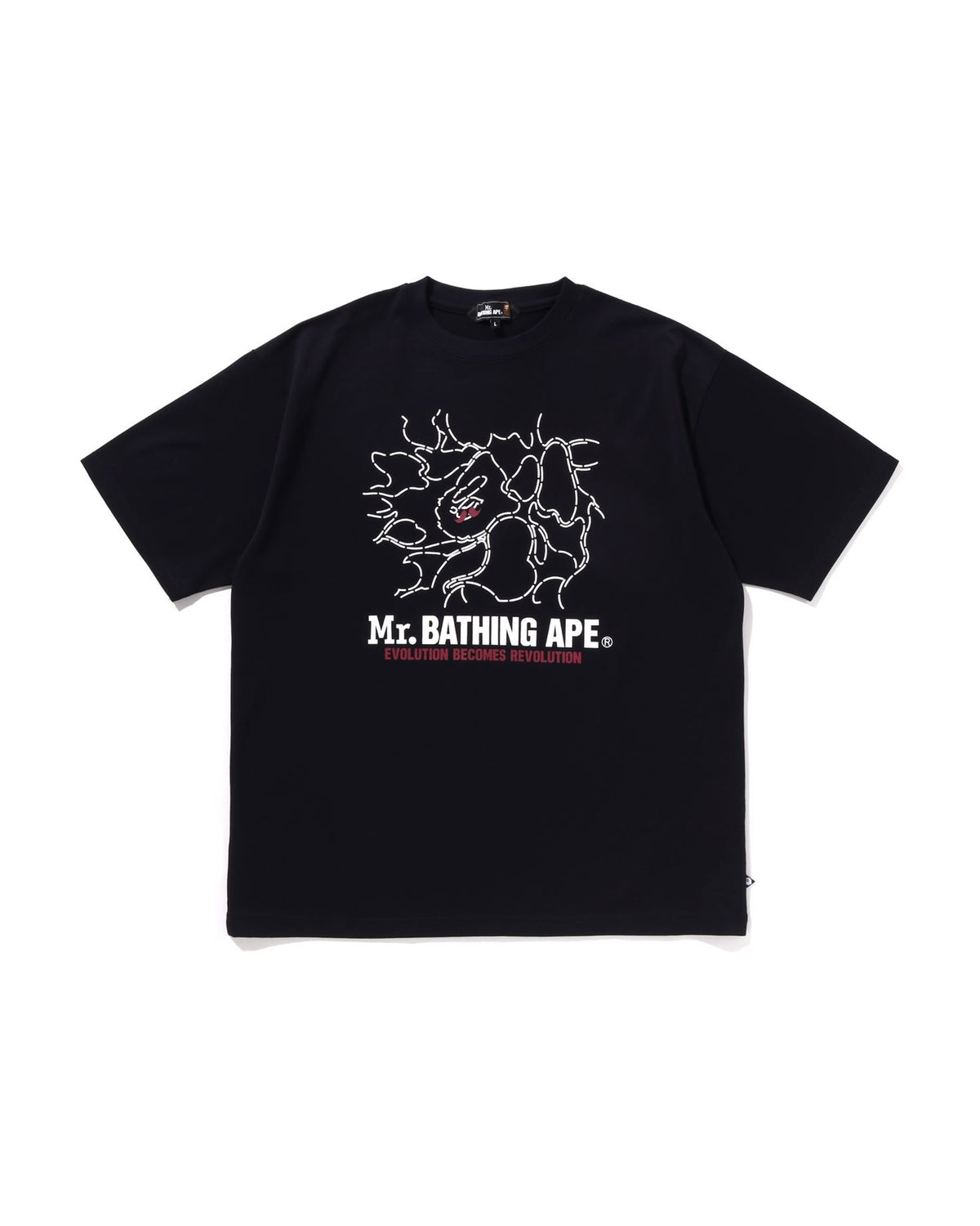 Moonface Retro Tee Retro College Vibe Tee Baggy