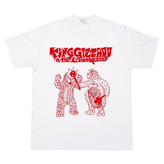Raja Gizzard Band Graphic Statement T-Shirt