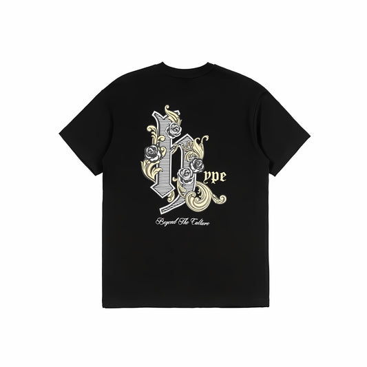 Hype Casual Linen Shirt Men Vintage Tee