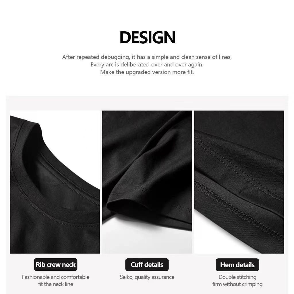 Two-Tone Black White Edgy Streetwear Tee