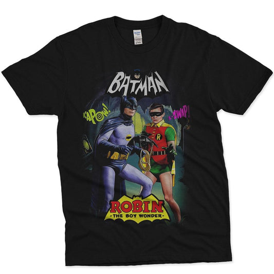 Stok Siap Movie Shirt Batman & Robin Vintage Tee