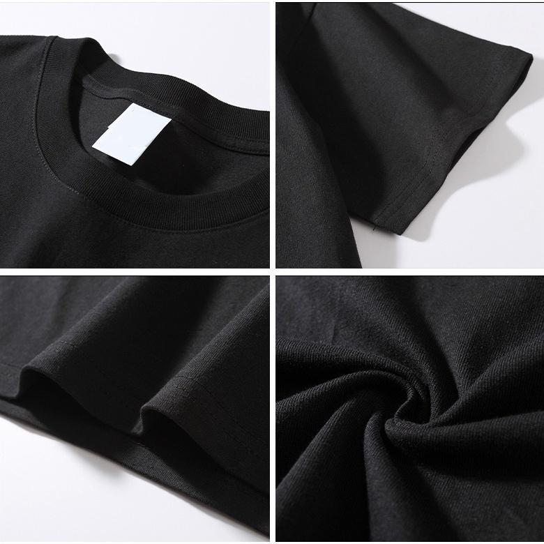 I0041 American Retro Oversize Black Cat Tee