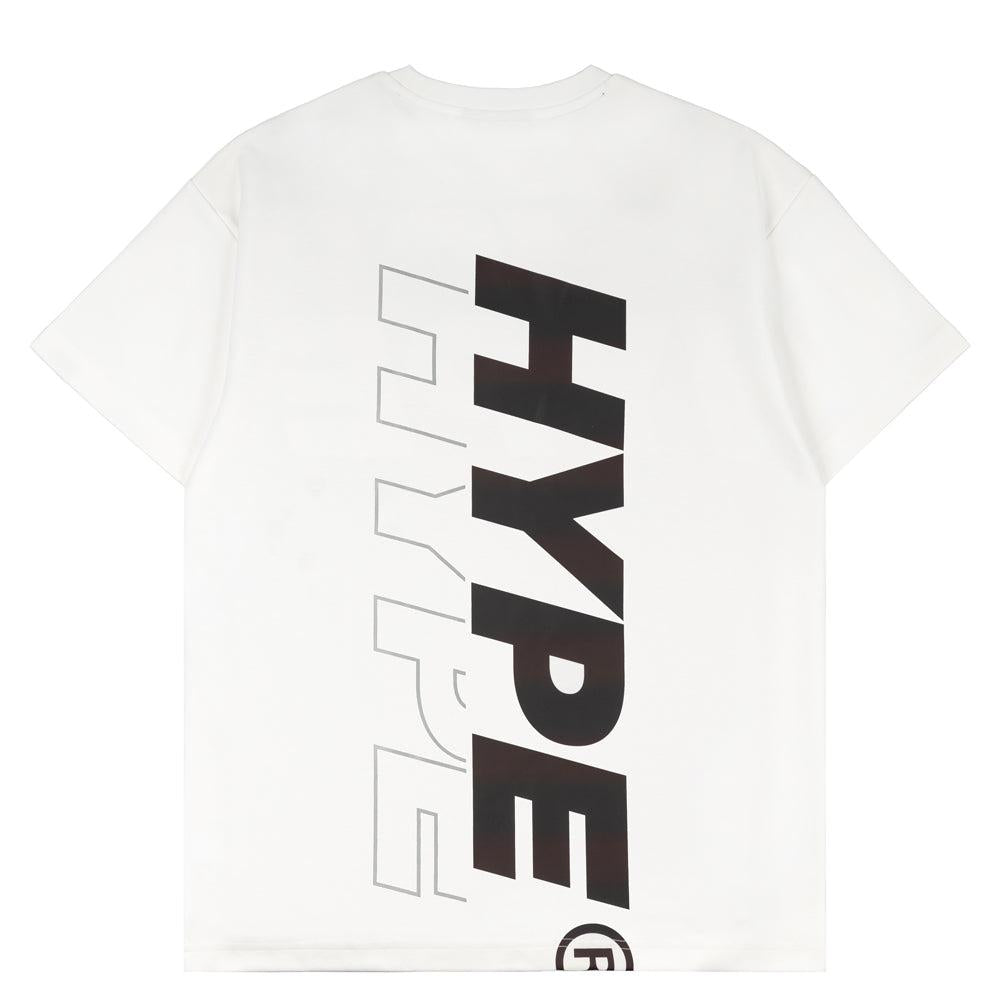 Hype Printed Logo Cotton Oversized Men's T-Shirt