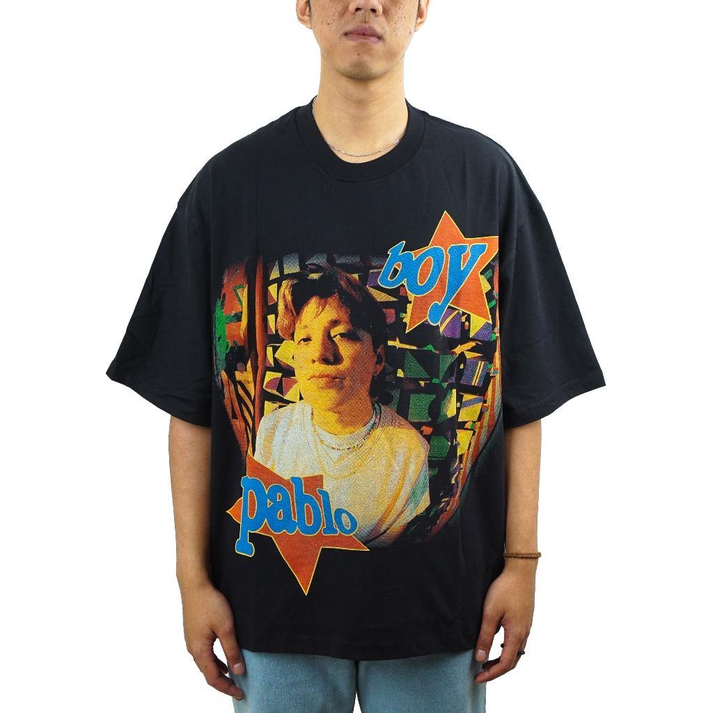 Kontener Ymy Baju Hijau Boy Pablo Oversize Tee