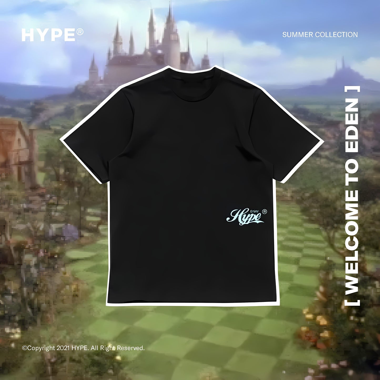 Hype Relaxed Fit Kaos Wanita Vintage Tee