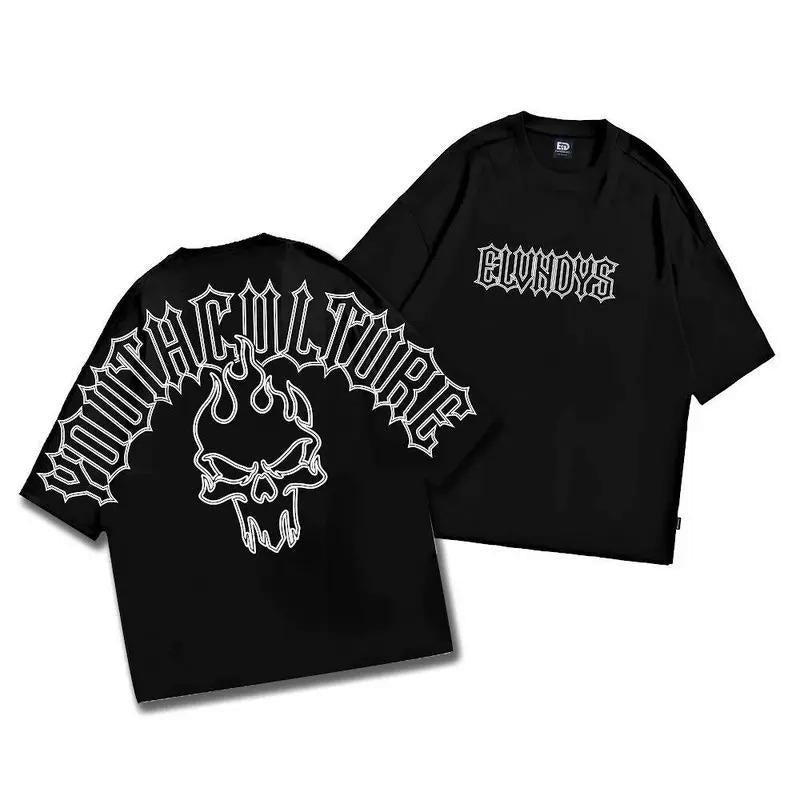 Lukisan Tangan Ilustrasi Artistic Oversize Tee