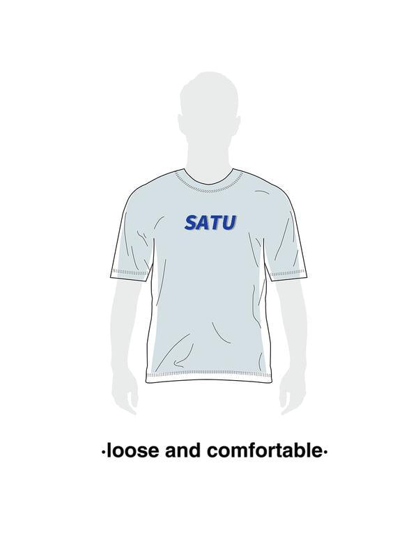 Moonface logo universe tee oversized streetwear tee baju rm 1 uniqlo plus size