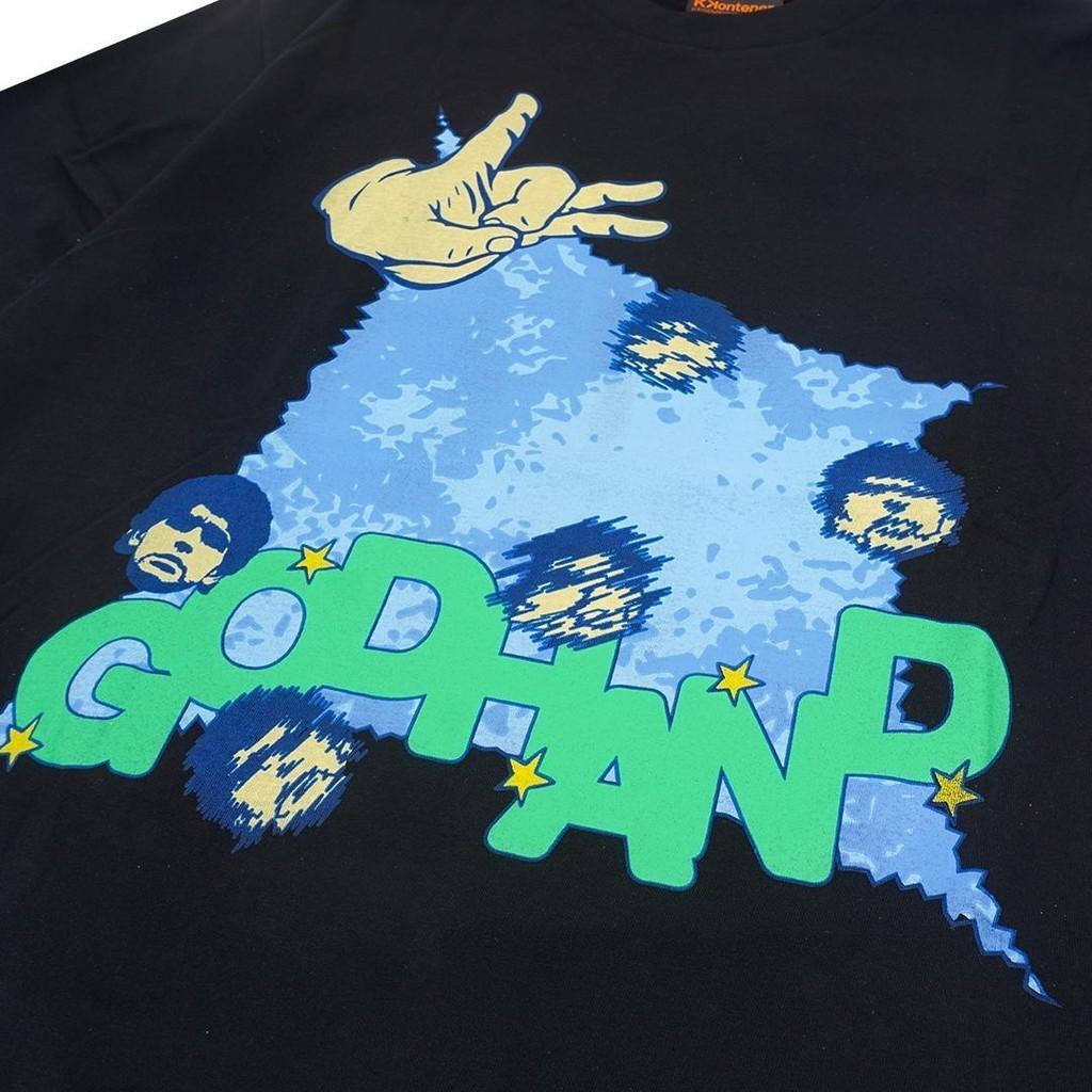 Kkonhave Maradona Tangan Tuhan T-Shirt Hitam