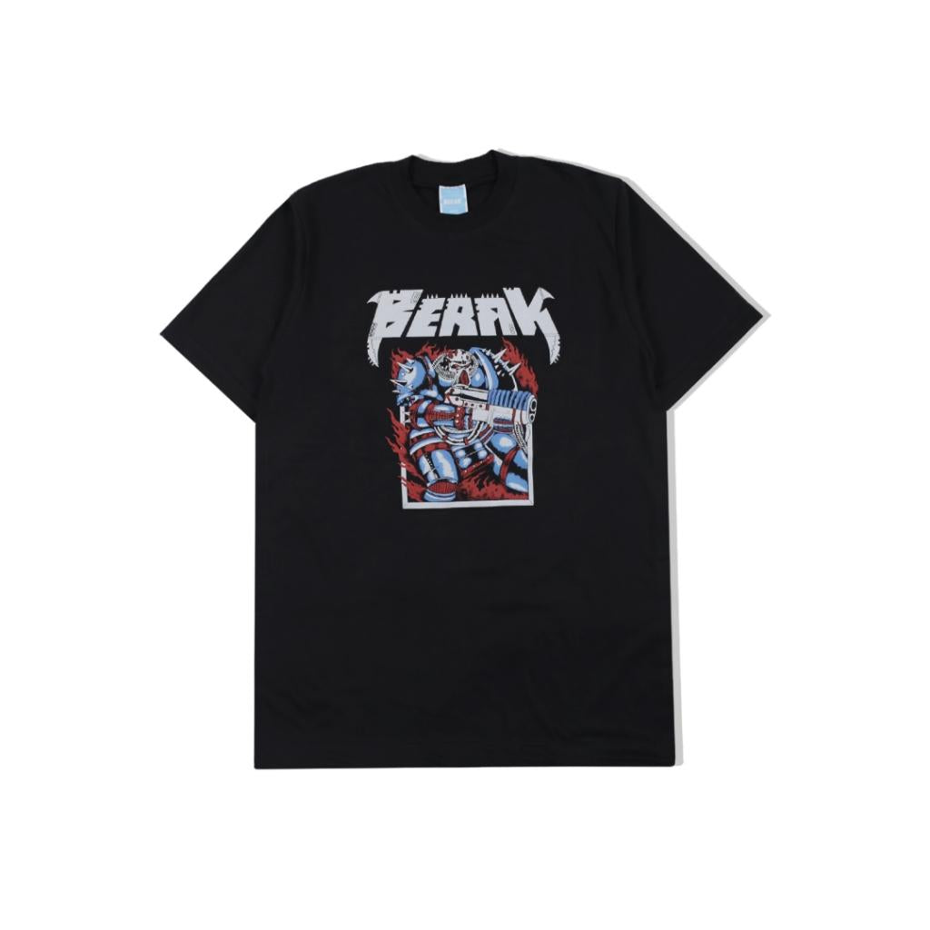 Hitam Berak 9420 Black Sleeve Graphic Tee