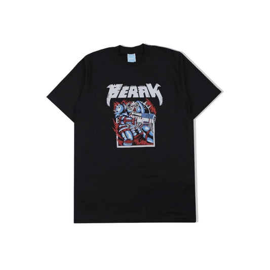 Hitam Berak 9420 Black Sleeve Graphic Tee