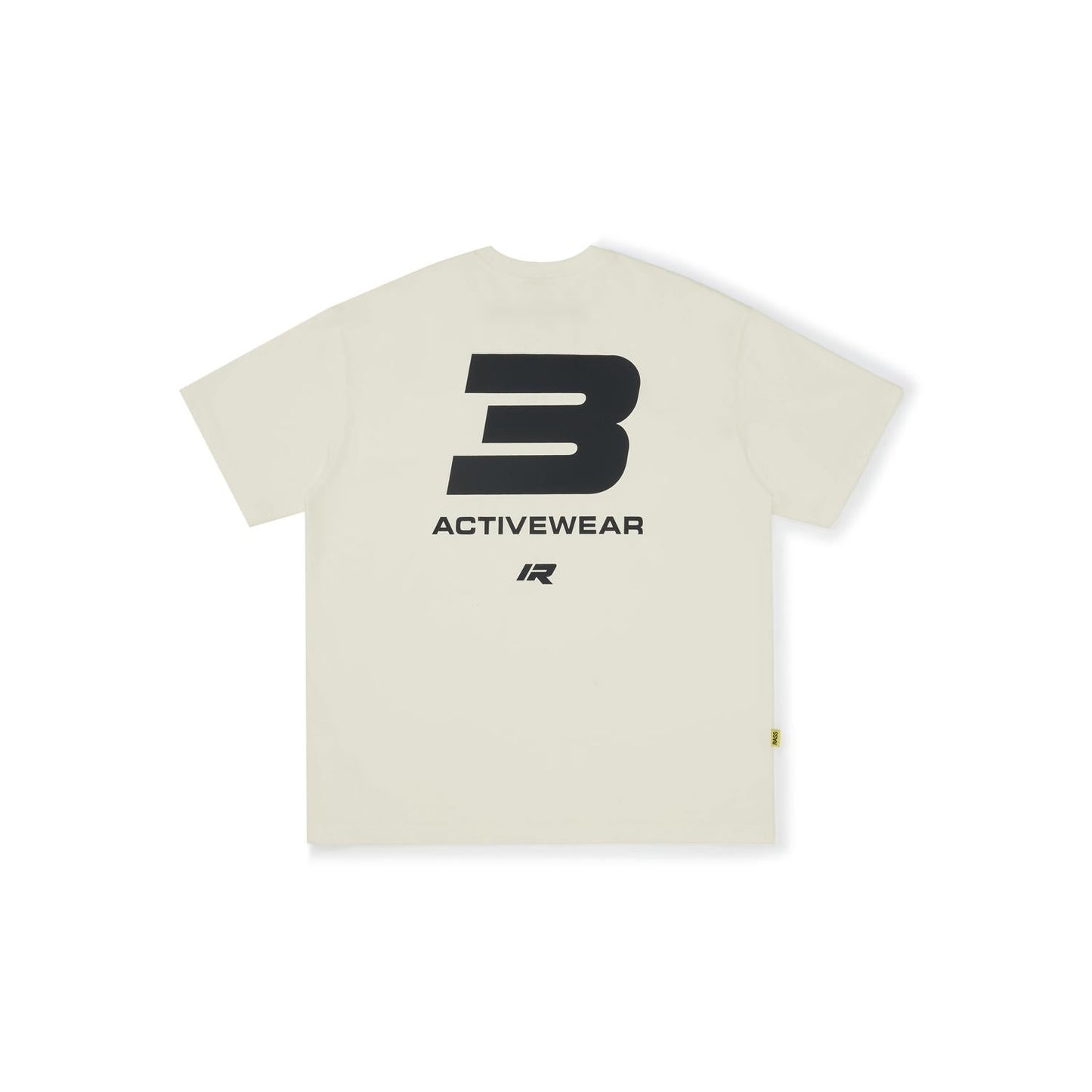 Modern Black And White Colorblock Short Sleeve Tee