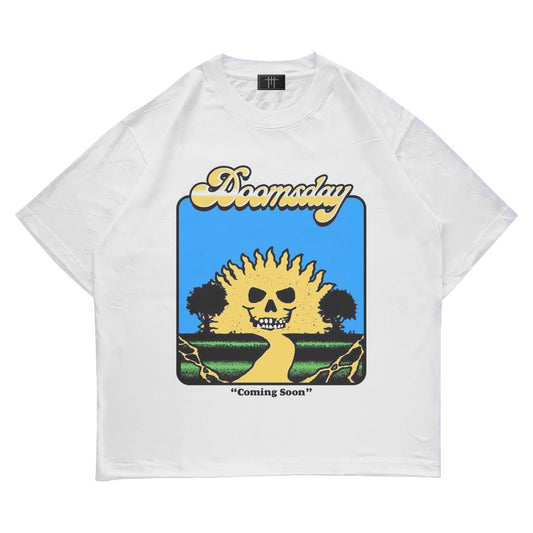 Megalast-Dooms Hari Kaos Vintage Oversize Combed