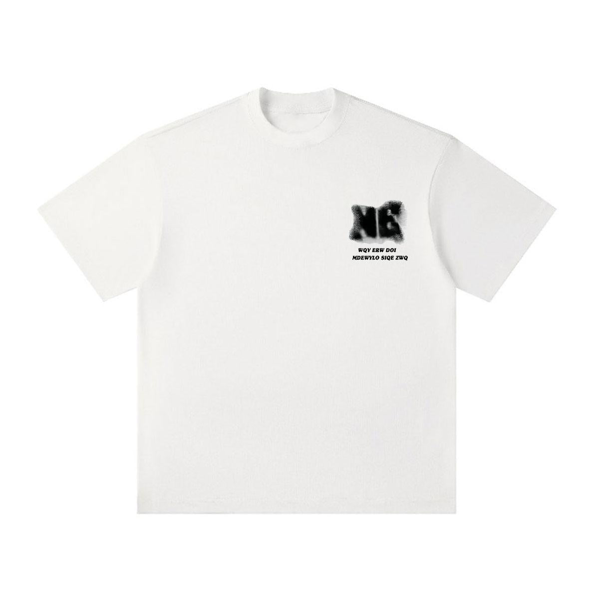 Ng Korean Oversized White Men¡¯s Casual Tee
