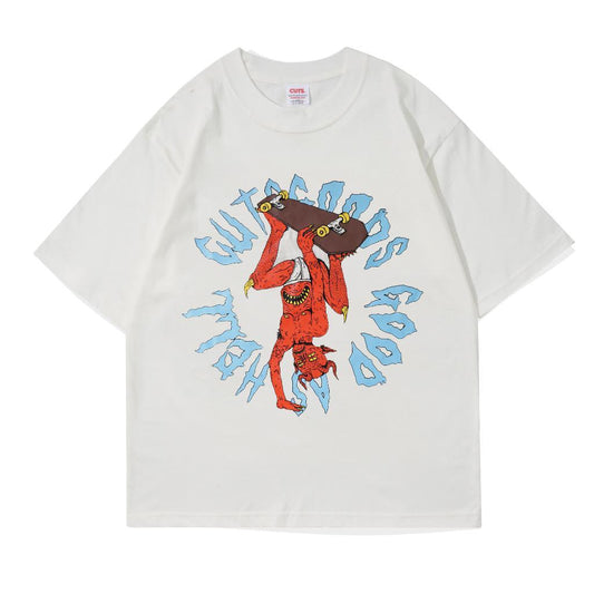 Cuts Oversized Nasty Streetwear T-Shirt