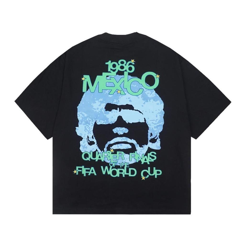 Kkonhave Maradona Tangan Tuhan T-Shirt Hitam