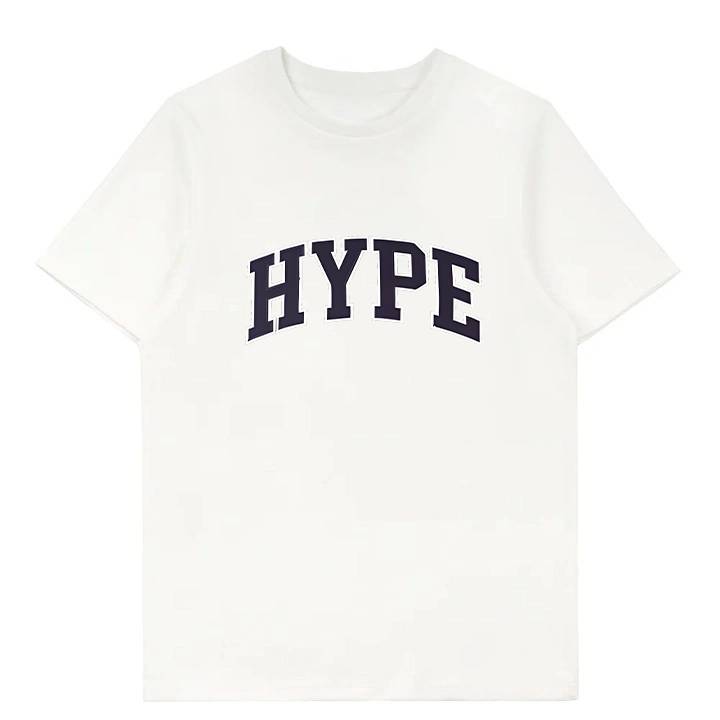 Hype Urban Fashion Oversized Cotton Letter Tee
