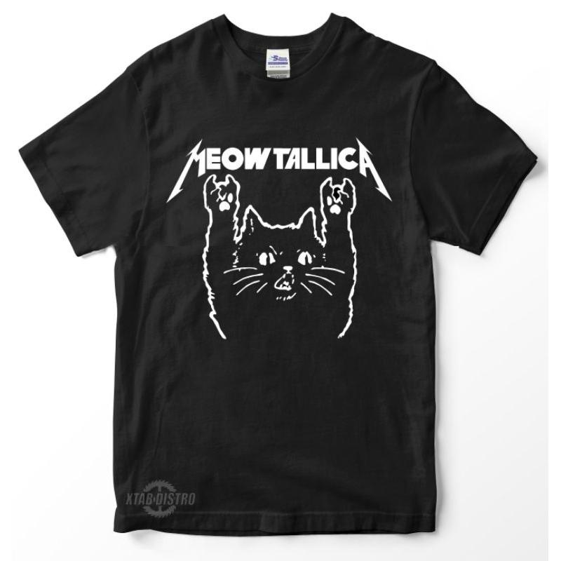 Meowtallica Band Premium Oversized Street Tee