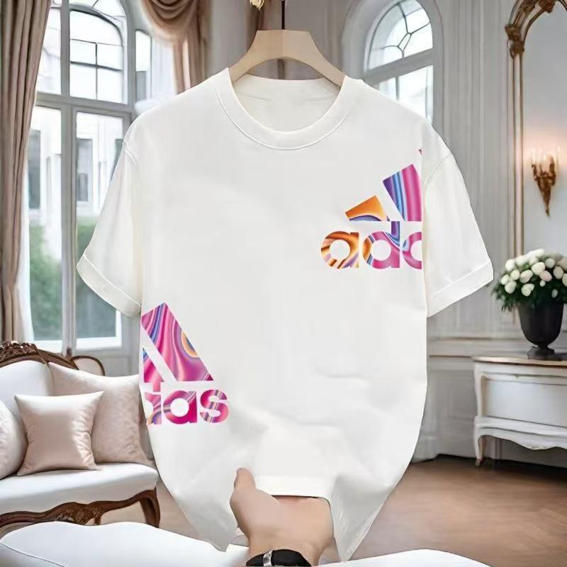 Short Sleeve T-Shirt, Versatile Fashion Brand, Unisex, Crew Neck, Loose and Casual, Trend, Ins Style, [COD] baju kelinci wanita corteiz uniqlo cropped shirt icon clothing