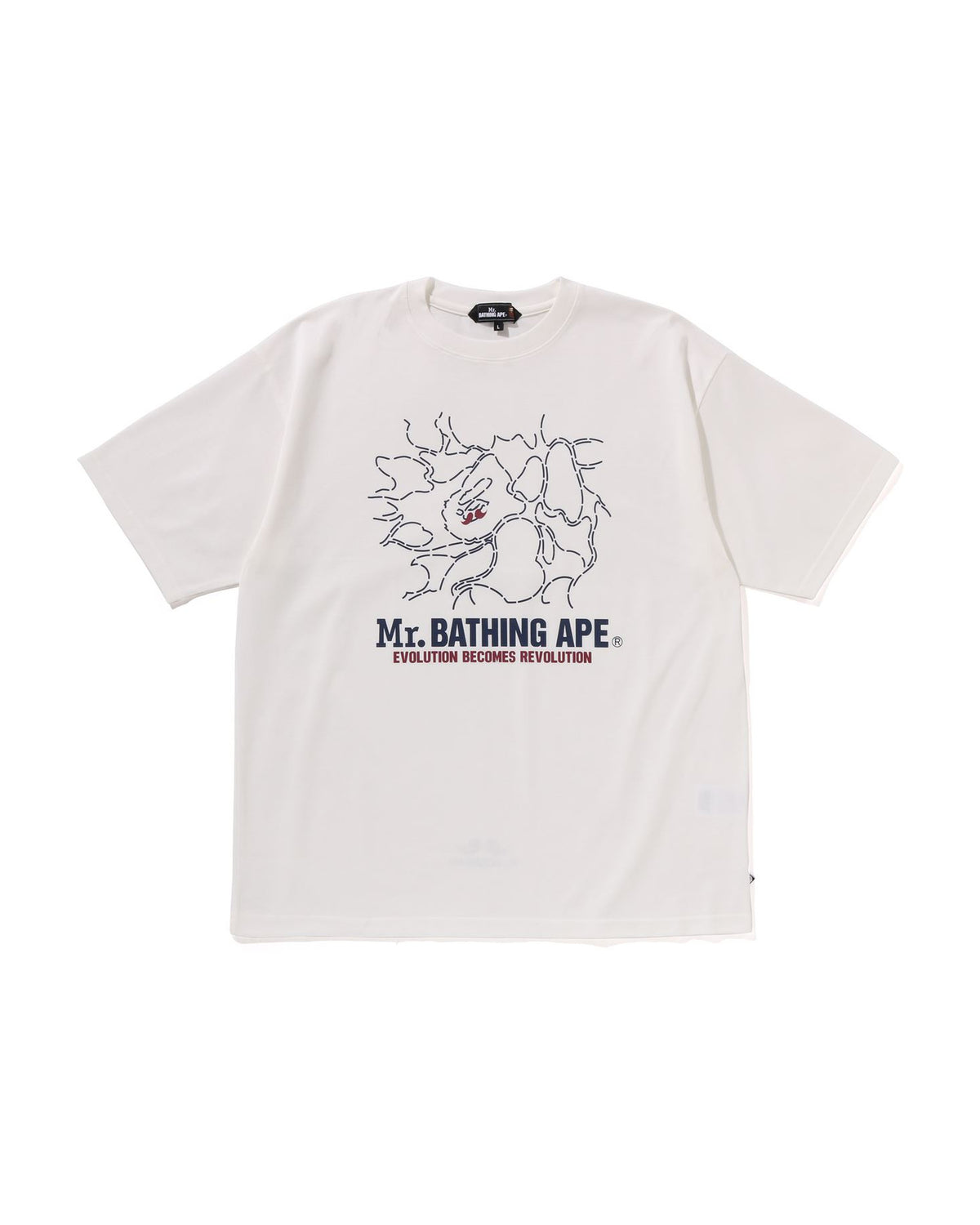 Moonface Retro Tee Retro College Vibe Tee Baggy