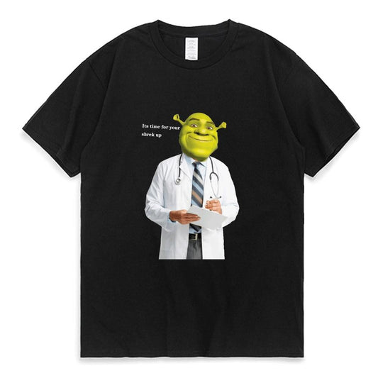 Shrek Meme Dank Oversized Graphic T-Shirt