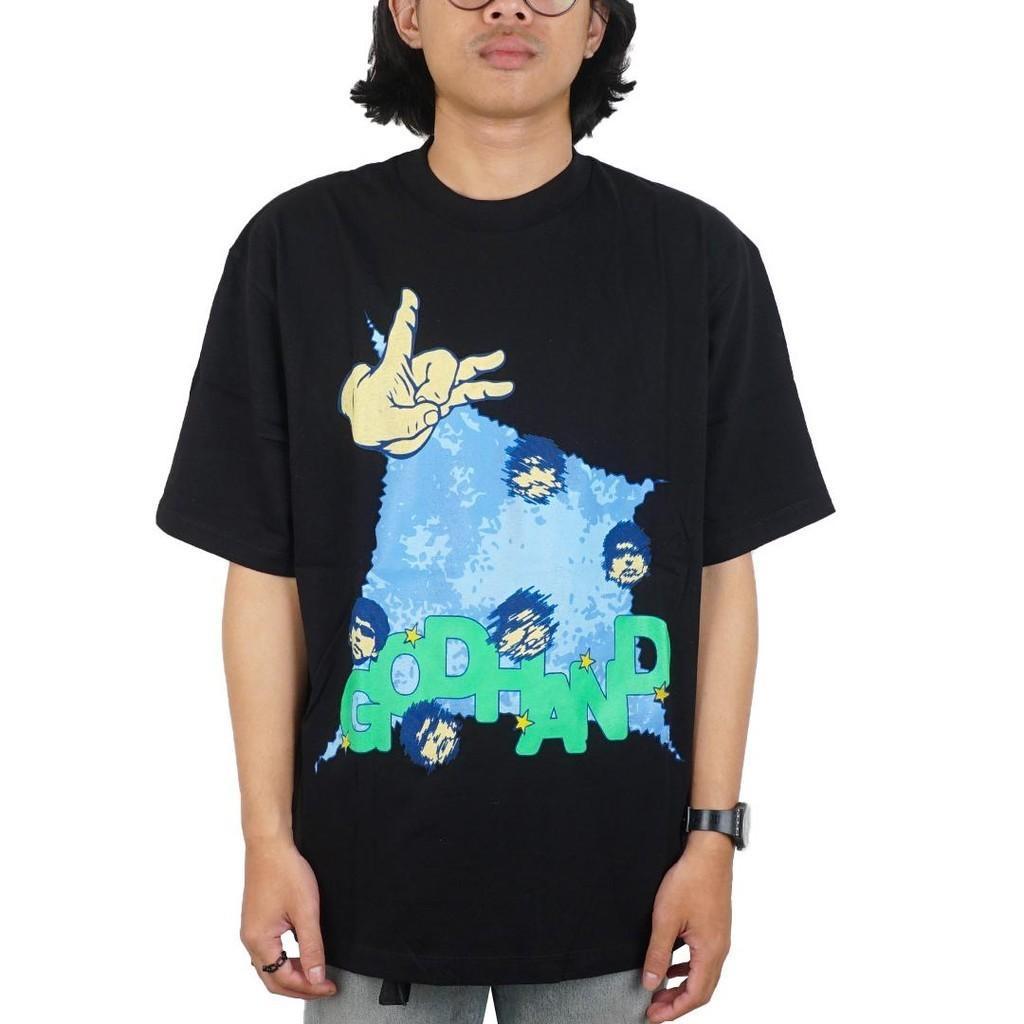 Kkonhave Maradona Tangan Tuhan T-Shirt Hitam