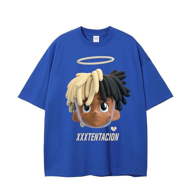 Heavyweight Trendy National Printed Cotton Tee