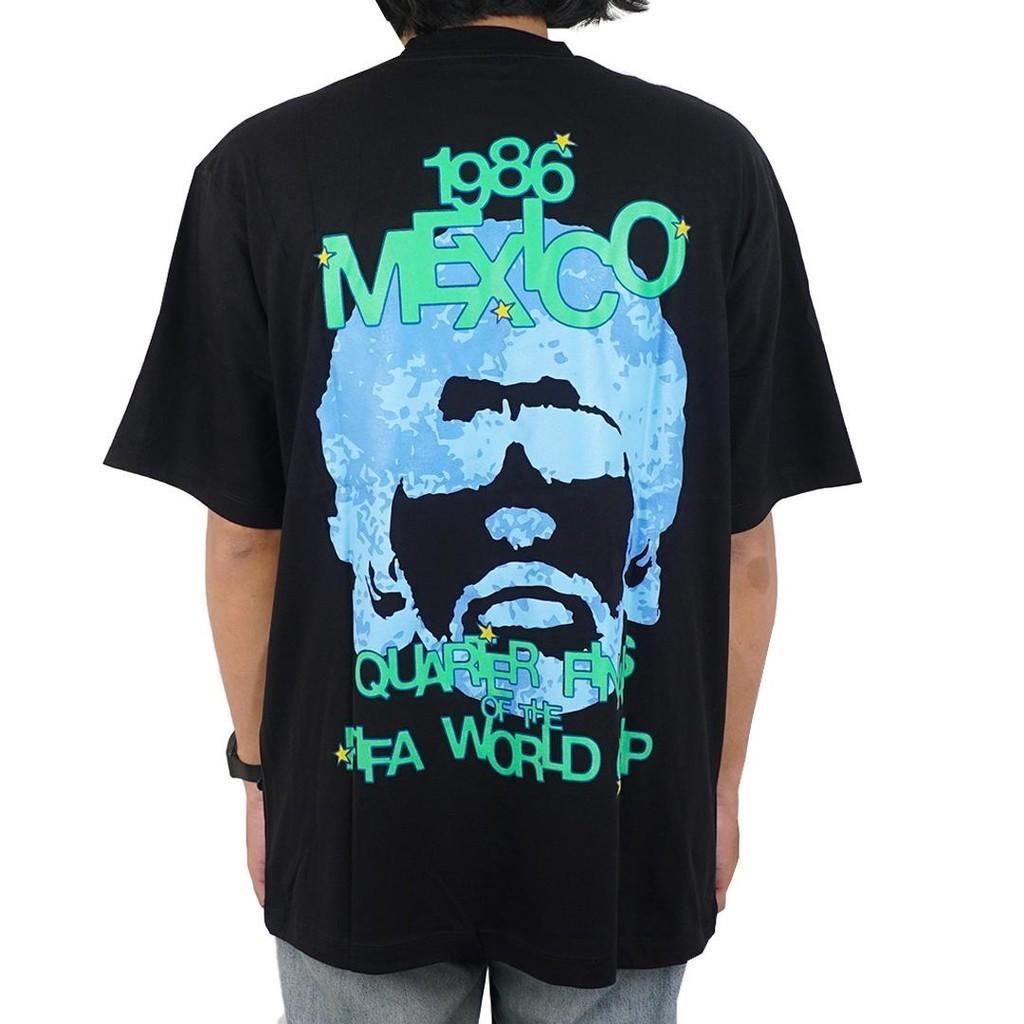 Kkonhave Maradona Tangan Tuhan T-Shirt Hitam