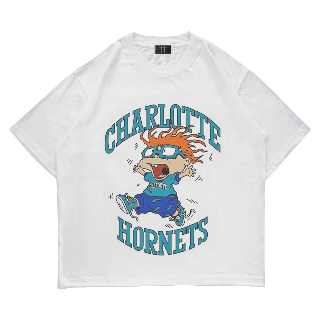 Megalast Charlotte Hornets Vintage Oversized Tee