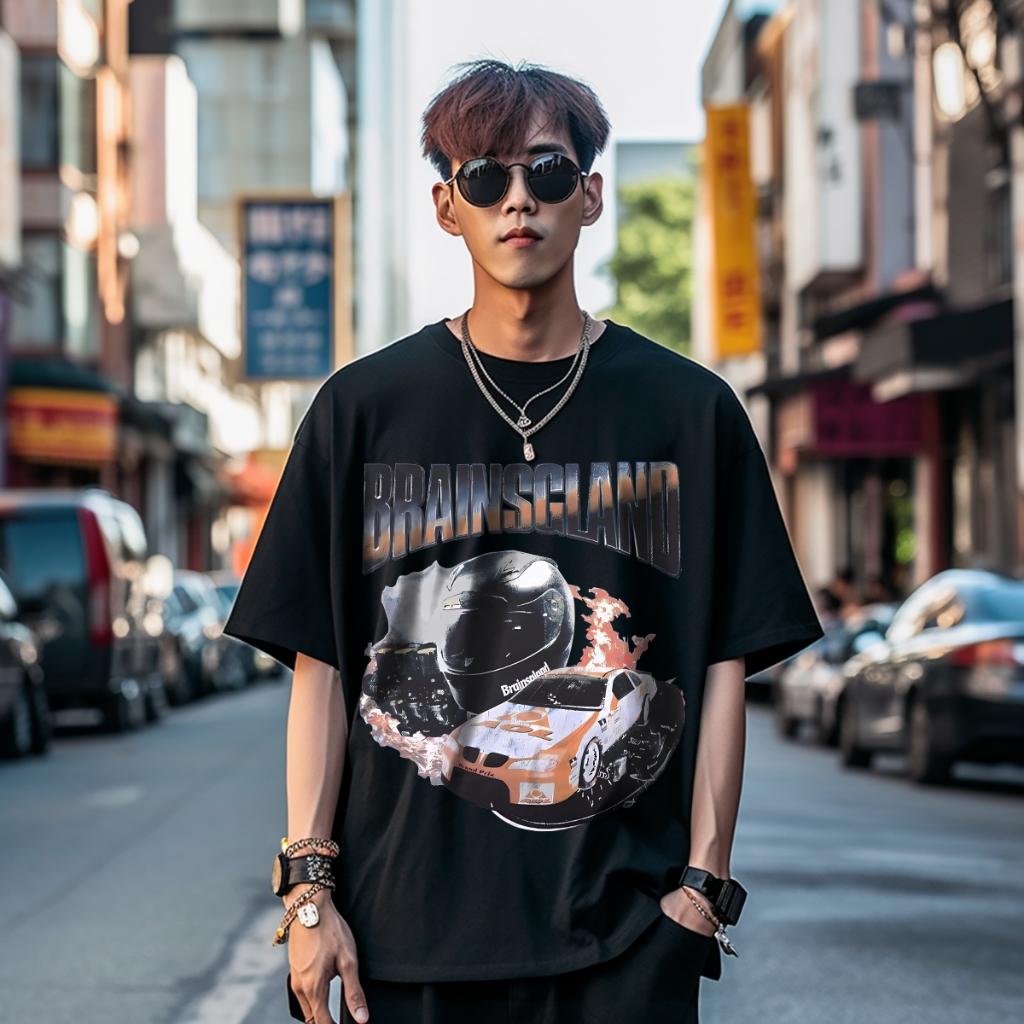 Karimake Brainsgland Oversize Cotton Tee